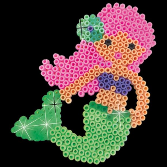 New in Box SES  Iron on Glitter Beads Beedz  Mermaid 1400 Pcs For Age 5+ - Picture 4 of 13
